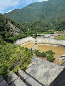 大川ダムの景色⑩ 大川ダムの景色⑩の写真