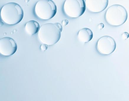 きれいな水滴が散らばった背景02 きれいな水滴が散らばった背景02の写真