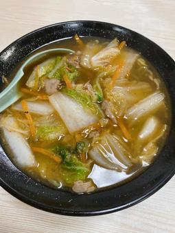 ラーメン ラーメン ラーメン,スタミナラーメン,にんにくたっぷりの写真素材