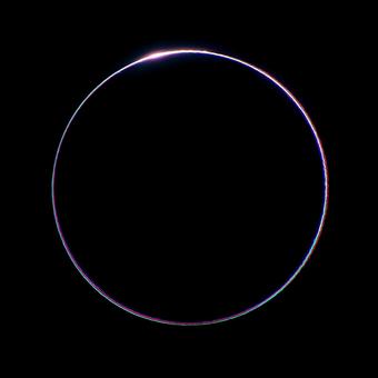 宇宙を感じる光のリング 宇宙を感じる光のリングの写真