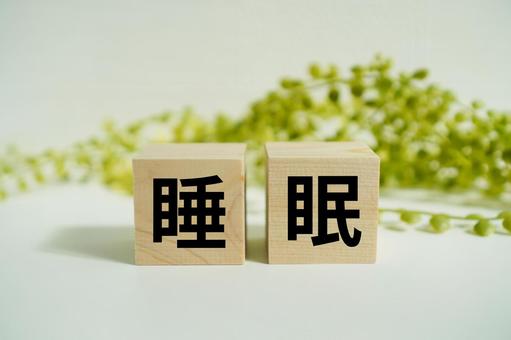 木製ブロックに『睡眠』の文字 木製ブロックに『睡眠』の文字 睡眠,健康,生活習慣の写真素材