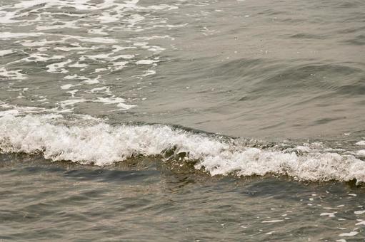 白波と海面 海,波,白波の写真素材