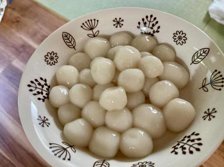 Shiratama dumplings, JPG Shiratama dumplings, JPG