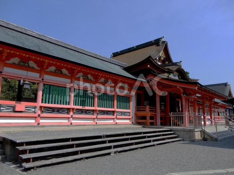 美濃一宮　南宮大社　 南宮大社,美濃国一宮,一宮の写真素材