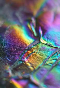 虹色に光る抽象的な背景 虹色に光る抽象的な背景の写真
