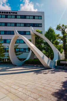 【鳥取】鳥取駅の周辺 鳥取駅,駅,鳥取の写真素材