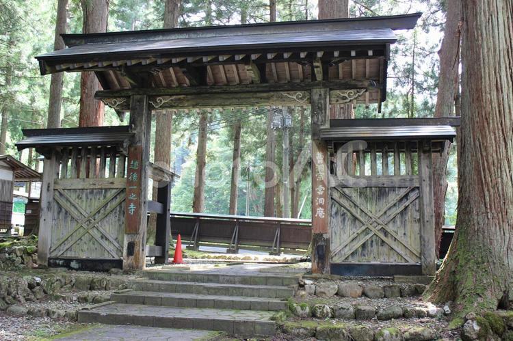 雲洞庵　門 雲洞庵,寺社仏閣,寺院の写真素材
