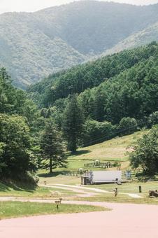 涼しい山の風景 涼しい山の風景の写真