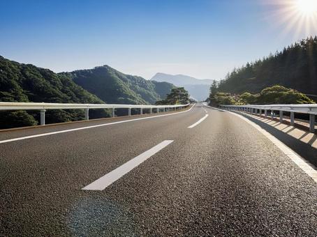 舗装道路_AS000006 舗装道路_AS000006の写真