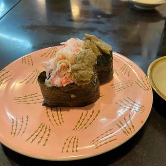 カニ味噌 カニ味噌 カニ味噌,お寿司,近江町市場の写真素材