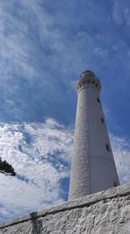 青空、灯台 青空、灯台 灯台,空,夏の写真素材