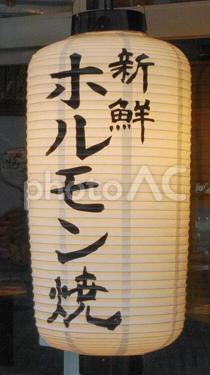 ホルモン屋さんのちょうちん ホルモン屋さんのちょうちん,ホルモン屋さんの提灯,ホルモン屋さんの提燈の写真素材