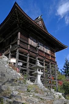 滋賀・大津市 日吉大社 奥宮（牛尾宮） 日吉大社,八王子山,牛尾宮の写真素材