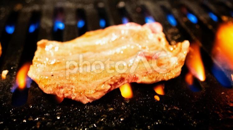 焼肉(牛タン) 焼肉,牛タン,タンの写真素材