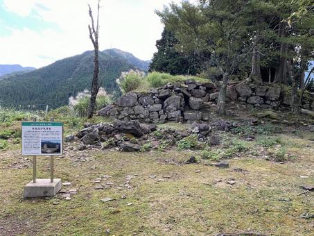 若桜鬼ヶ城2 若桜鬼ヶ城,城址,続日本100名城の写真素材