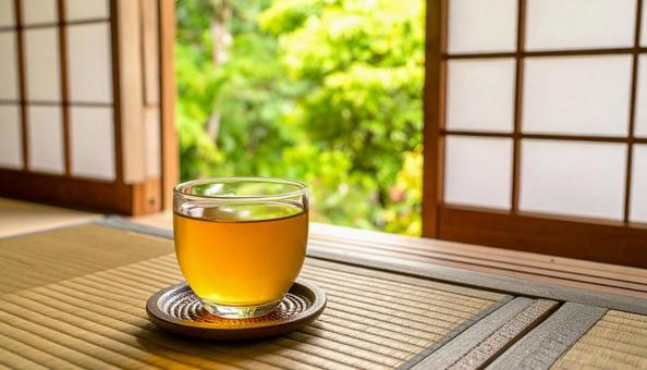 麦茶 麦茶の写真