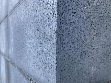 ブロック外壁テクスチャーの写真