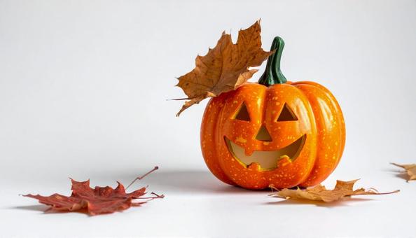 白い背景の10月 ハロウィンイメージ 白い背景の10月 ハロウィンイメージの写真