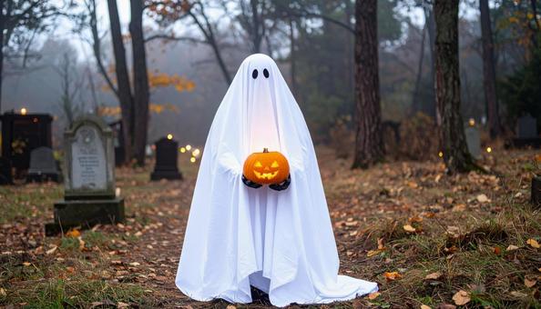 ハロウィンのおばけの写真