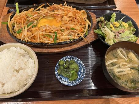 Pork and Kimchi Set Meal, JPG