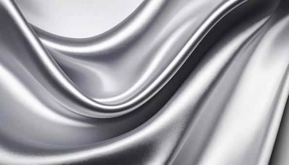 銀色の高級感のある生地の写真