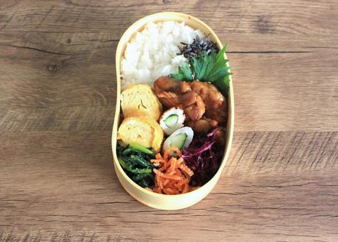曲げわっぱのお弁当 曲げわっぱのお弁当 お弁当,曲げわっぱ,わっぱ弁当の写真素材