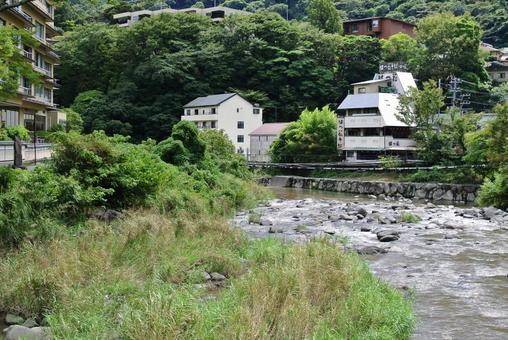 箱根湯本と早川 箱根湯本と早川の写真