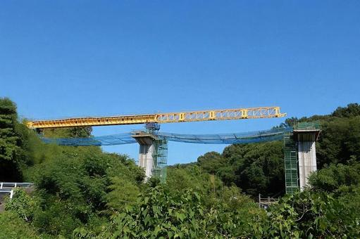 【工事写真】道路建設現場 【工事写真】道路建設現場 道路,橋梁,架設の写真素材
