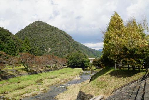 長閑な風景 川,流れ,風景の写真素材