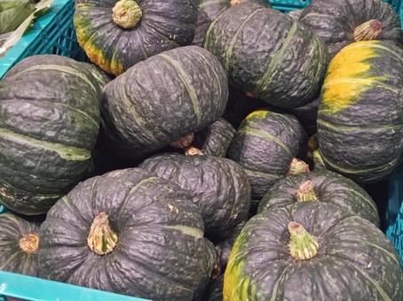 Photo, pumpkin, a greengrocer, case, 