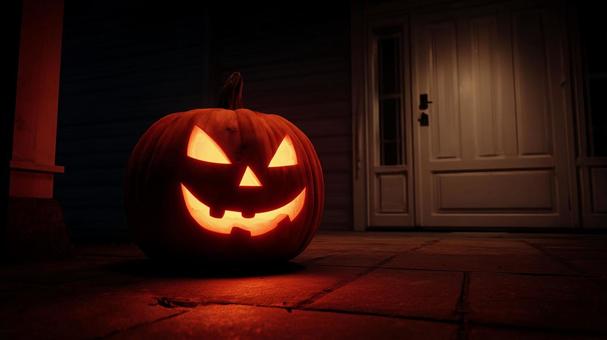 ハロウィンのカボチャの飾り 06の写真