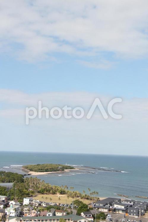 宮崎青島と海11 青島,宮崎,海の写真素材