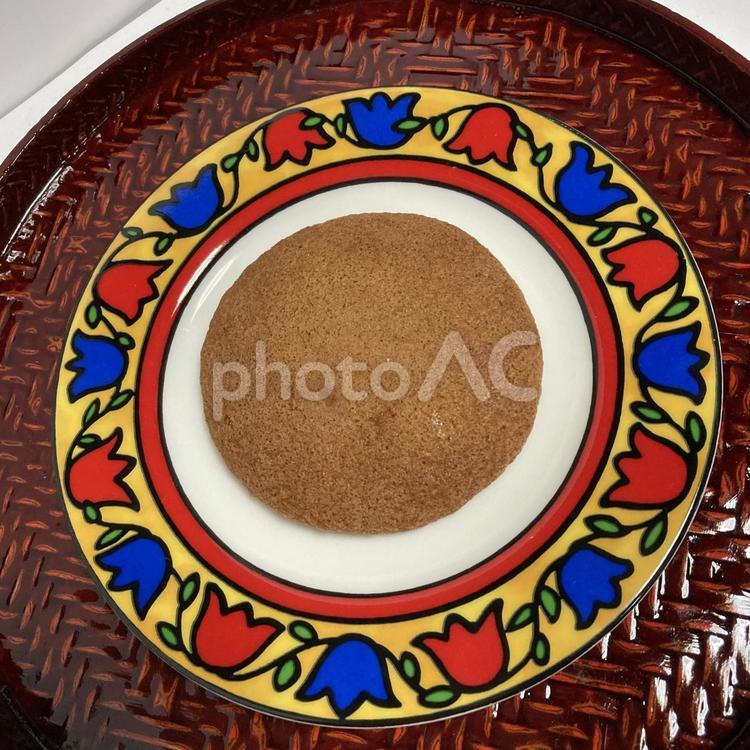 丸ぼうろ〜1枚 丸ぼうろ,和菓子,お菓子の写真素材