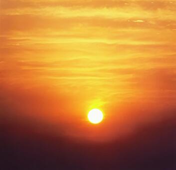 夕陽3 夕陽,サンセット,光の写真素材