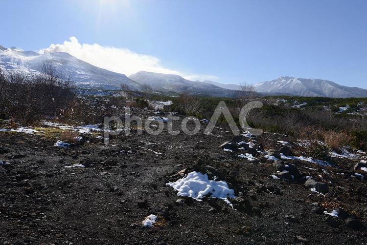 北海道の大雪山・十勝岳連邦の十勝岳 大雪山,十勝岳,北海道の写真素材