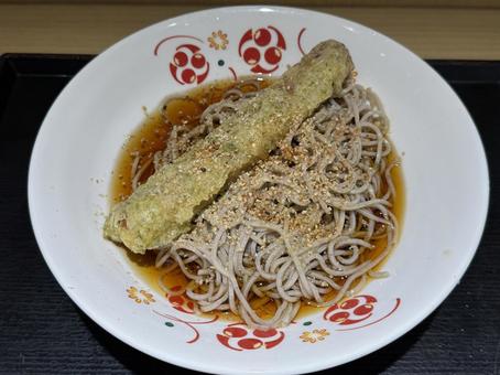 ちくわ天そば そば,蕎麦,天ぷらの写真素材