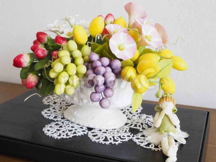 樹脂粘土作品（クレイフラワー） 樹脂粘土,手芸,ハンドメイドの写真素材