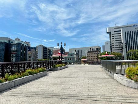 福博出会い橋 福博出会い橋 福博出会い橋,出会い橋,福岡市の写真素材