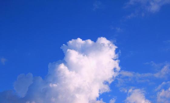空画像・背景素材/白い雲と青空 空画像・背景素材/白い雲と青空 空,雲,青空の写真素材