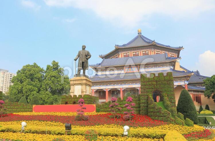 "中国　広州の 国立国父記念館 (孫中山記念館)" 広州,博物館,記念館の写真素材