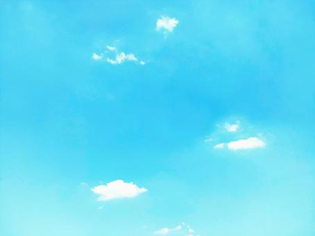 青空と雲 青空と雲の写真