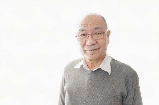 シニア男性 シニア男性 70代,60代,高齢の写真素材