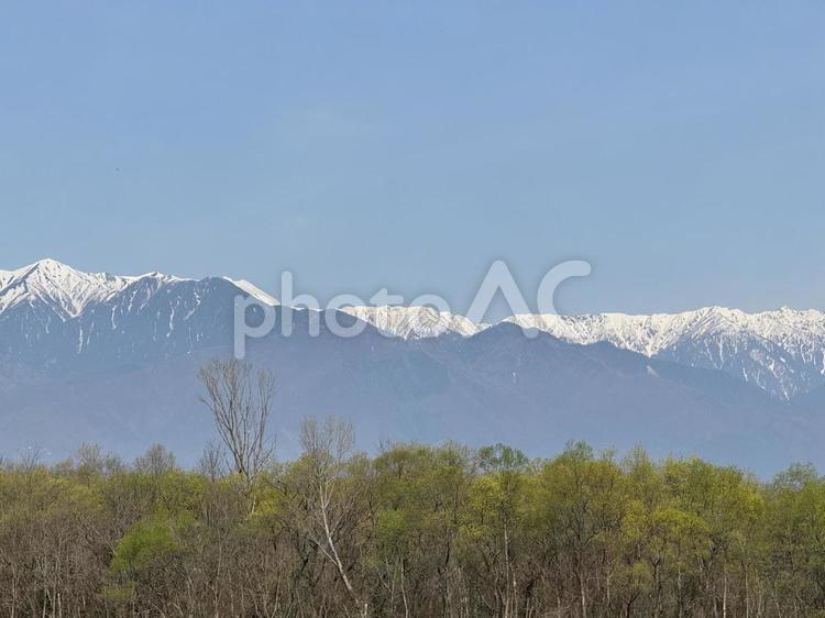 長野県　燕岳 山々,信州,長野県の写真素材