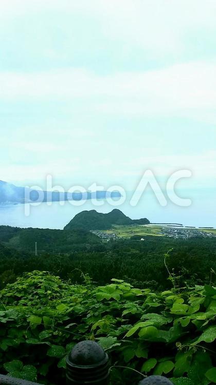 旅の途中の景色 風景,海,山の写真素材
