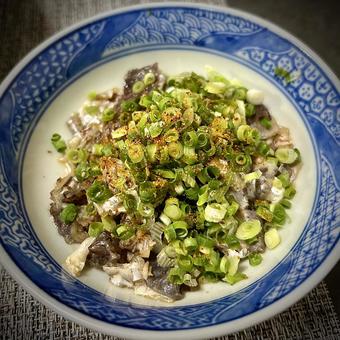 鯛皮湯引きポン酢 鯛皮湯引きポン酢 旦那飯,男の料理,手料理の写真素材