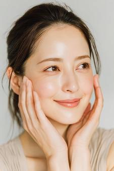 潤いのある美しい素肌 潤いのある美しい素肌の写真