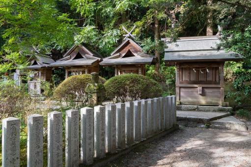 奈良　葛城一言主神社　摂末社 葛城一言主神社,葛城一言主,神社の写真素材