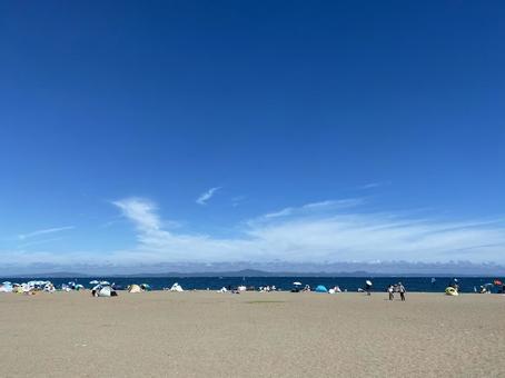 海水浴場 海水浴場 空,海,海水浴の写真素材