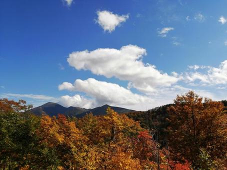 秋の岩手山と紅葉 秋の岩手山と紅葉 秋,岩手山,晩秋の写真素材
