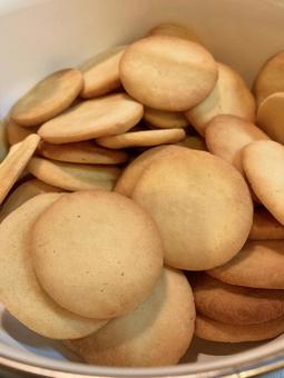 バタークッキー クッキー,手作り,お菓子の写真素材